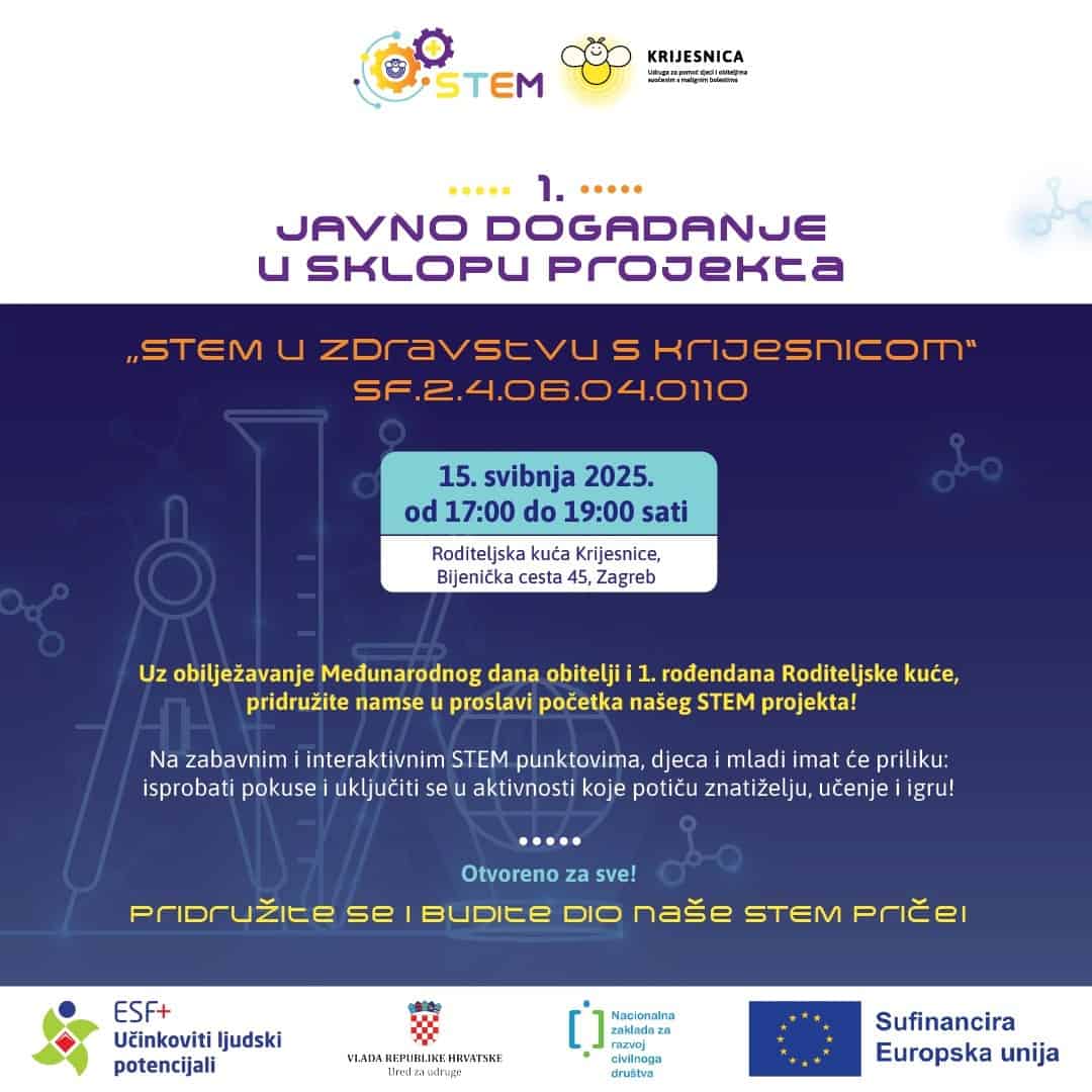 Pridružite se STEM događaju u Zagrebu, svibanj 2025.
